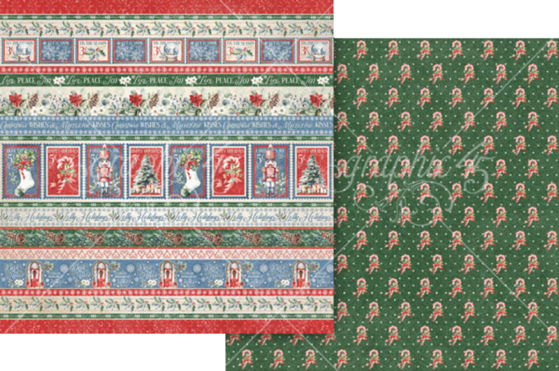 Graphic 45 Deck The Halls Collection Pack 8"x 8"