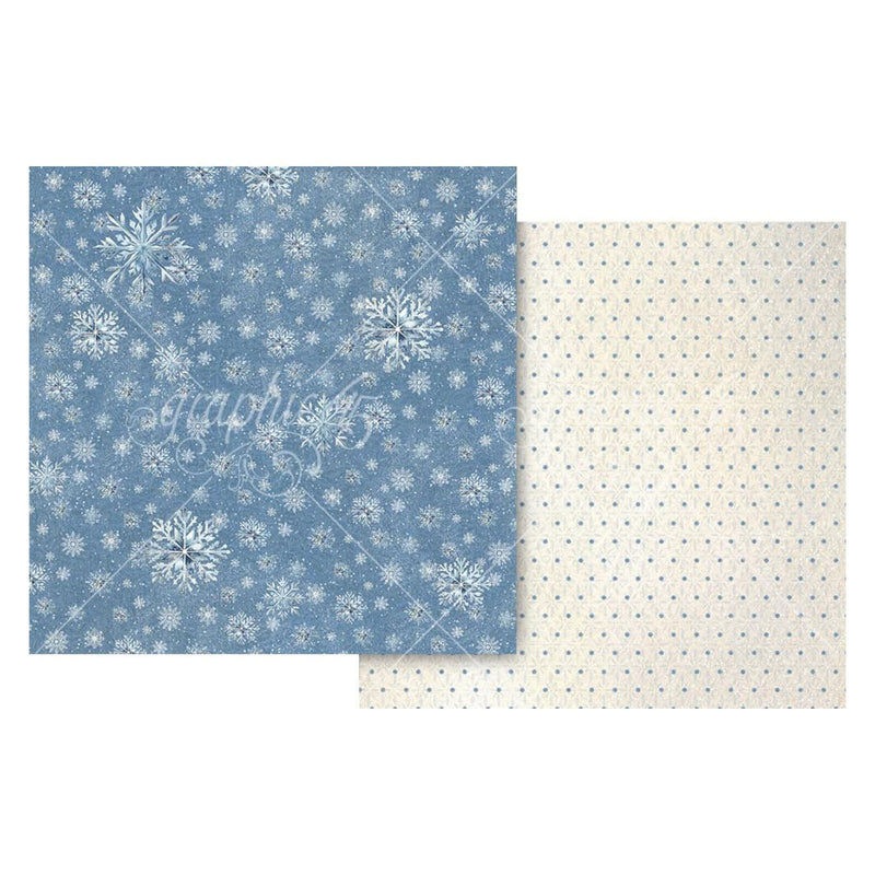 Graphic 45 Deck The Halls Double-Sided Cardstock 12"x 12" - Calm and Bright