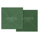 Graphic 45 Deck The Halls Double-Sided Cardstock 12"x 12" - Holly Green