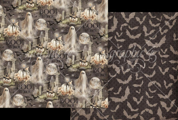 Graphic 45 Ghostly Greetings Collection Pack 8"x 8"