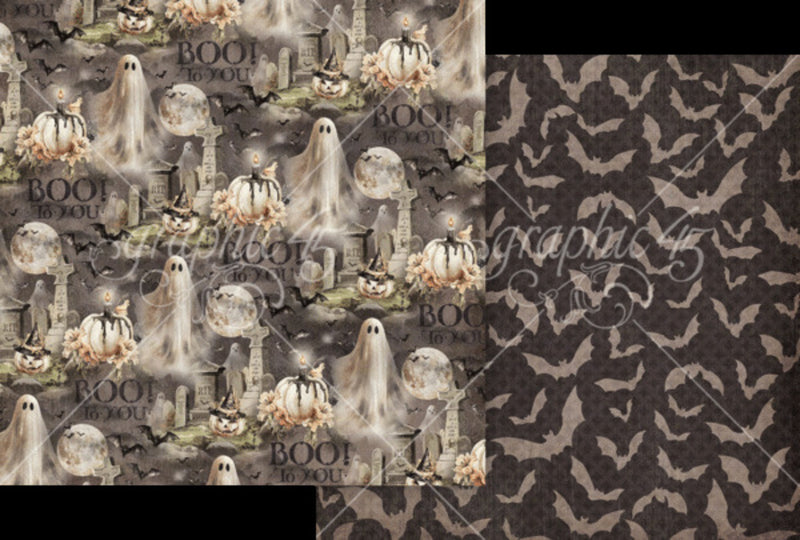 Graphic 45 Ghostly Greetings Collection Pack 12"x 12"