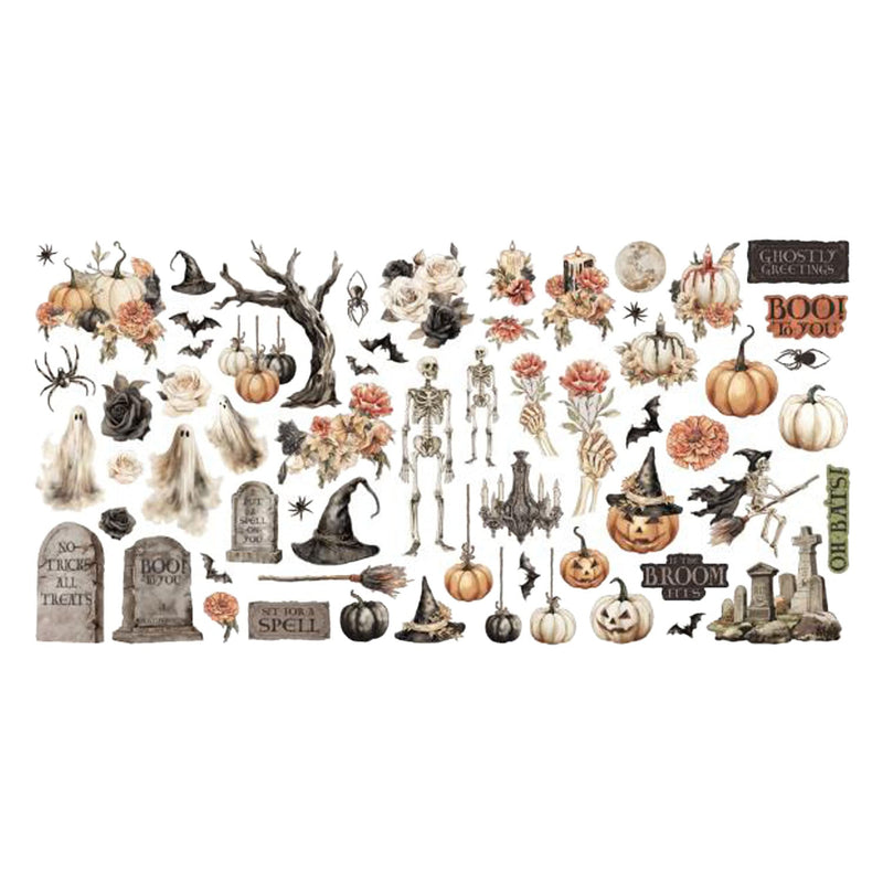 Graphic 45 Ghostly Greetings Ephemera Set