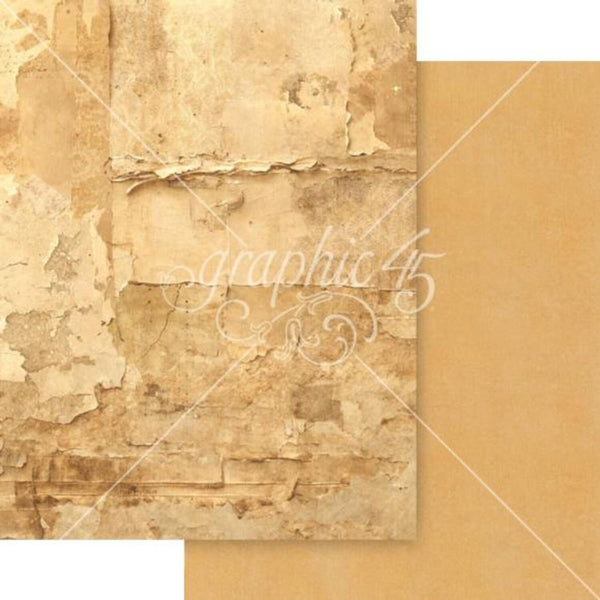 Graphic 45 Journaling Through Time Patterns & Solids Collection Pack 8.5"×11"