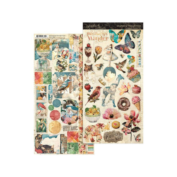 Graphic 45 Journaling Through Time Sticker Set