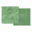Graphic 45 Journaling Through Time Pattern & Solid Cardstock 12"×12" - Leaf Green