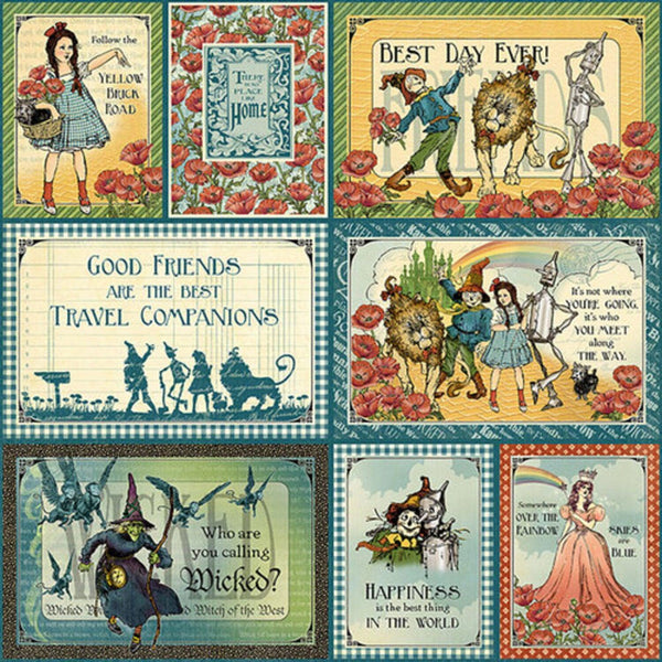 Graphic 45 Wonder of Oz Double-Sided Cardstock 12"x 12" - Over the Rainbow