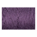 A close-up of textured yarn in a medium purple color, showing the twisted strands and soft heathered fabric detail, centered on a white background.