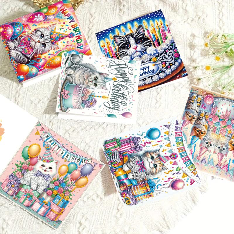 Poppy Crafts Diamond Art Greeting Card Kit