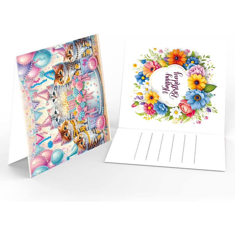 Poppy Crafts Diamond Art Greeting Card Kit