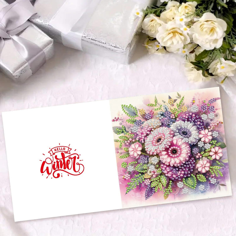 Poppy Crafts Diamond Art Greeting Card Kit