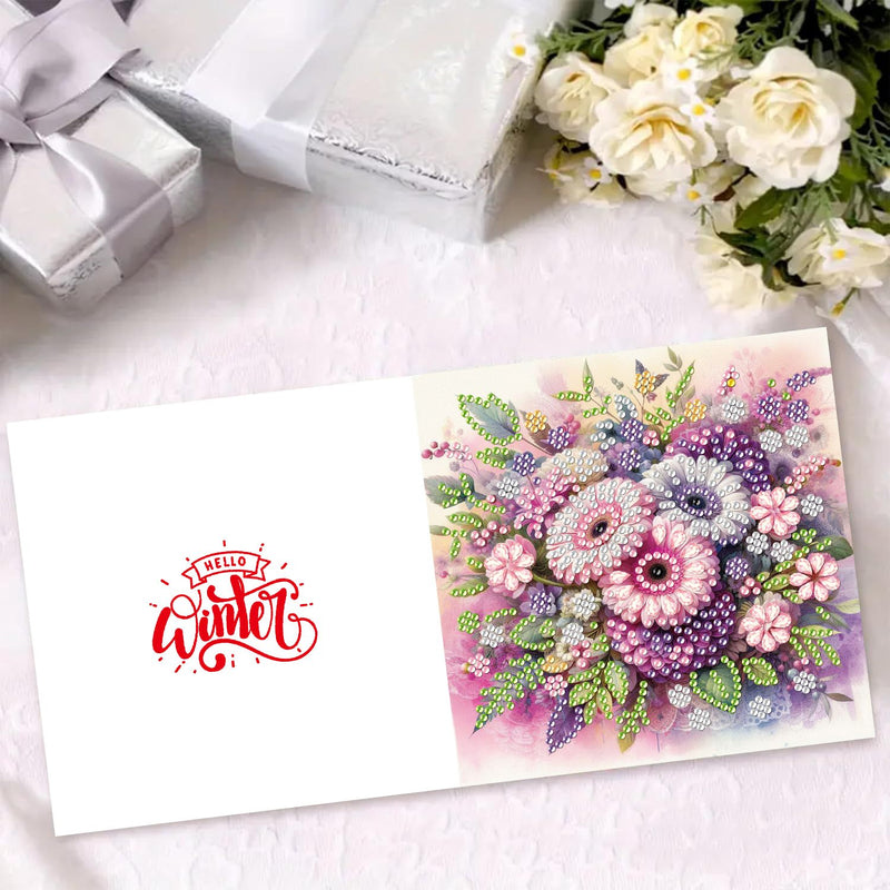 Poppy Crafts Diamond Art Greeting Card Kit