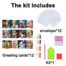 Poppy Crafts Diamond Art Greeting Card Kit