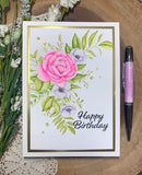 Gina K Designs Clear Stamps - Poppies and Peonies