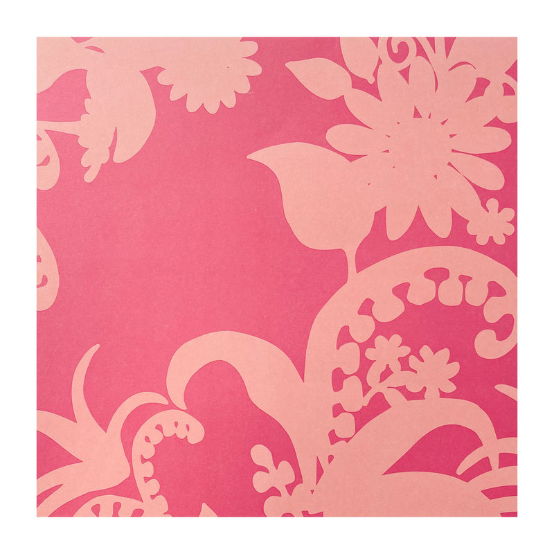 Heidi Swapp 9"x9" Single Sided Paper Pack - Sassy Sweet- Bold Flower  (Pack Of 25)
