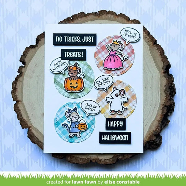 Lawn Fawn Clear Stamp Set - Henry's Build A Sentiment: Fall