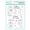 Gina K Designs Clear Stamps - Hedgehogs in Happiness
