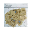 Heidi Grace Pocket Scraps - Square Small Letters - Day Dreamer