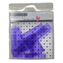 Heidi Grace Spectrum Embellishment Plates - lavender Square Tiles 8pcs