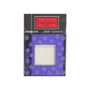 Heidi Grace Designs Frame in purple with a floral pattern, shown in its original black and red packaging on a white background.