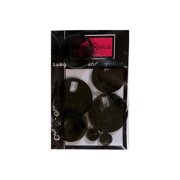 Heidi Grace Imagine & Create Elements - Circle Charms Black