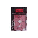 Heidi Grace Designs glass effect dusty rose pink color, packaged in a clear plastic sleeve with a black backing card.