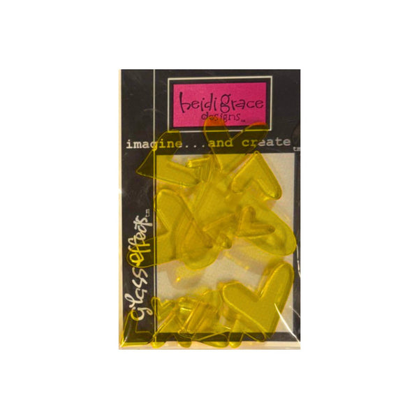 Heidi Grace Imagine & Create Elements - Hearts Yellow