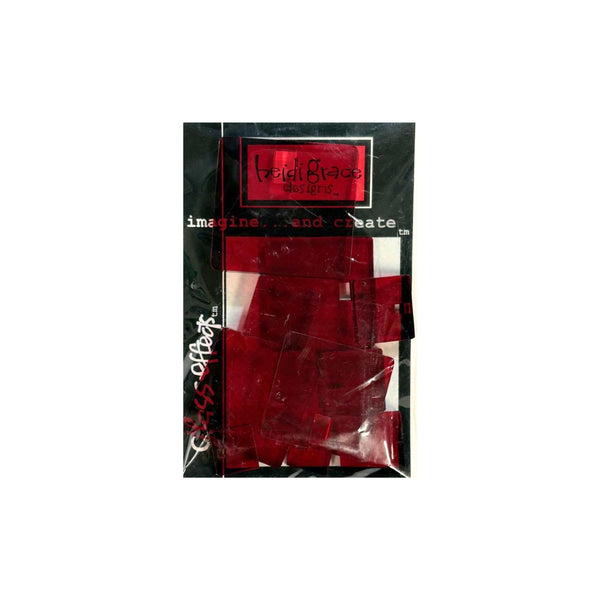 Heidi Grace Imagine & Create Elements - Square Charms Red