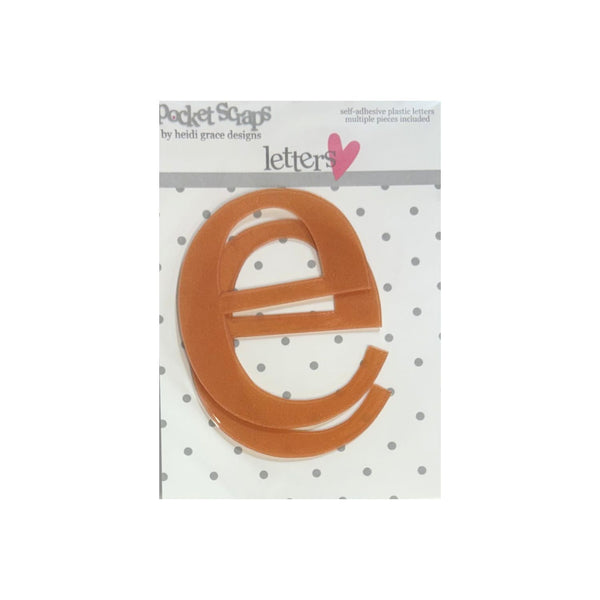Heidi Grace Pocket Scraps - Letters - Day Dreamer - E