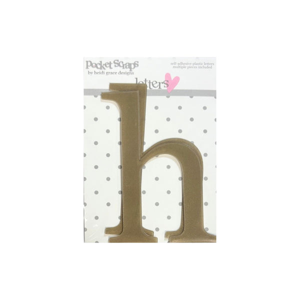 Heidi Grace Pocket Scraps - Letters - Day Dreamer - H