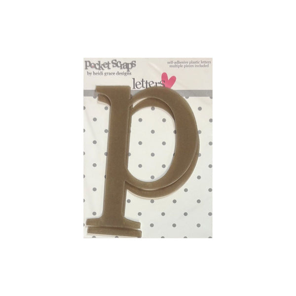 Heidi Grace Pocket Scraps - Letters - Day Dreamer - P