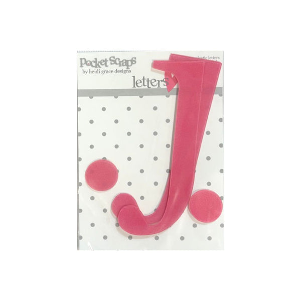 Heidi Grace Pocket Scraps - Letters - Girlfriends - J