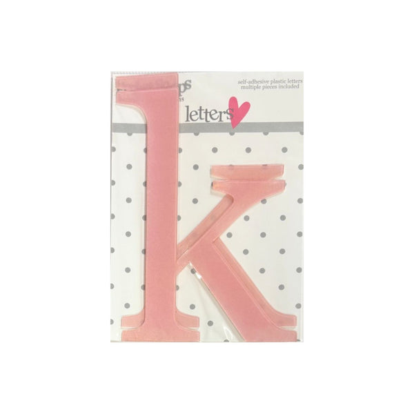 Heidi Grace Pocket Scraps - Letters - Girlfriends - K
lower case 'k' pink letter