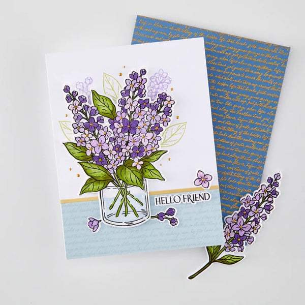 Hero Arts Clear Stamp Set 4" x 6" - No One Lilac You