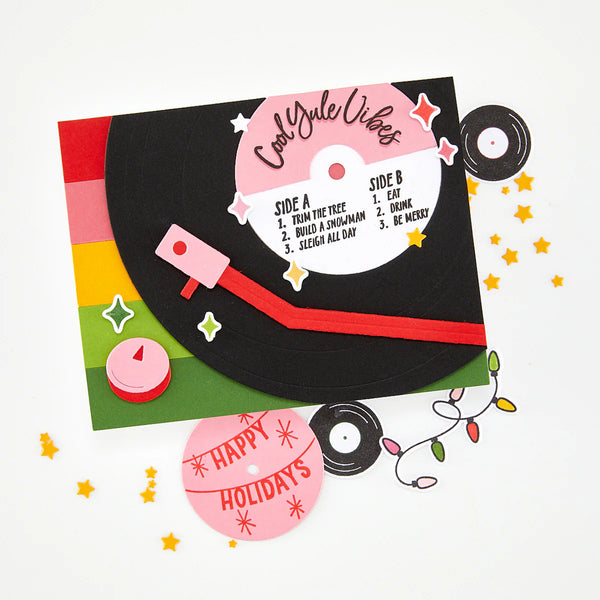 Hero Arts Die & Stencil Bundle - Drop the Needle