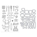 Hero Arts Retro Kitchen Stamp & Cut Set - What's Cookin'?