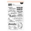 Hero Arts Stamp & Cut Set - Solid Gold