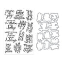 Hero Arts Stamp & Cut Set - Very Merry Wishes