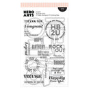 Hero Arts Stamp & Cut Set - Vintage Vinyl