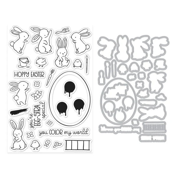 Hero Arts Stamp & Cut Set 4" x 6" - Color My World
