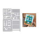 Hero Arts Retro Kitchen Die Set - Classic Cabinet