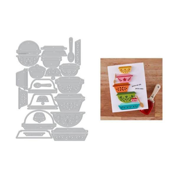 Hero Arts Retro Kitchen Die Set - Classic Casserole