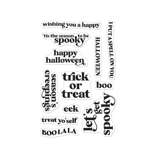 Hero Arts Hocus Pocus Clear Stamp Set - Season‚Äôs Creepings