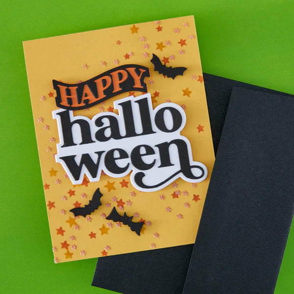 Hero Arts Hocus Pocus Stylish Etched Die Set - Happy Halloween