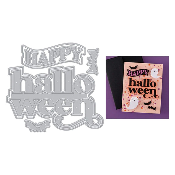 Hero Arts Hocus Pocus Stylish Etched Die Set - Happy Halloween
