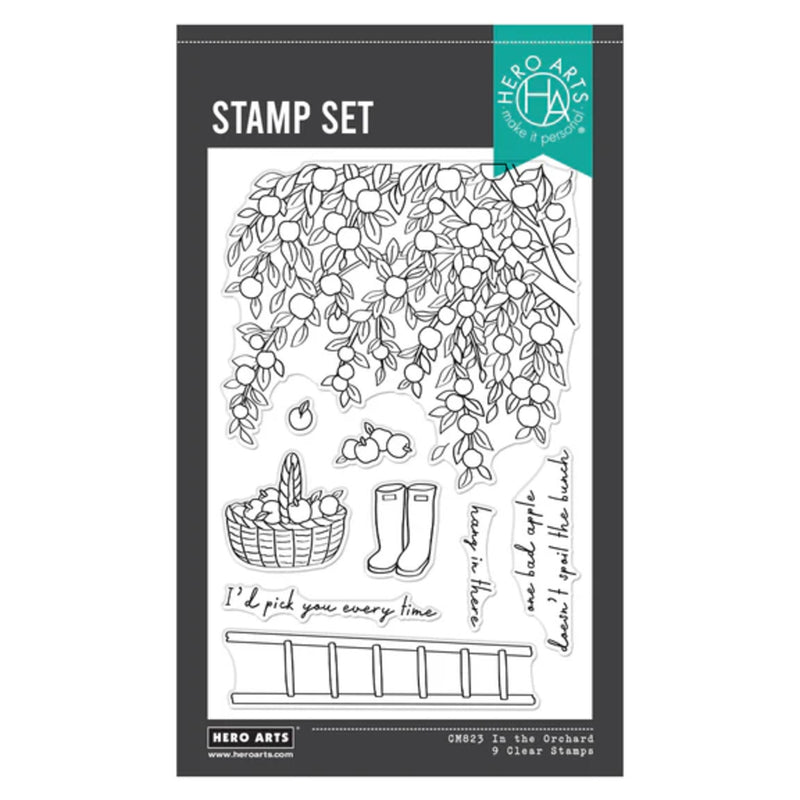 Hero Arts I Pick You Clear Stamp Set - In The Orchard