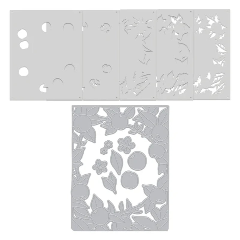 Hero Arts I Pick You Die & Stencil Bundle - Apple Frame