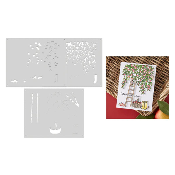 Hero Arts I Pick You Color Layering Stencils - In The Orchard
