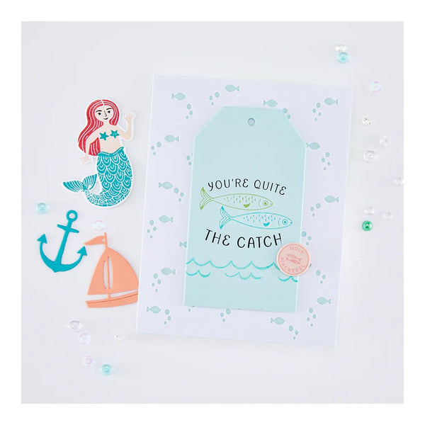 Hero Arts Letterpress + Foil Registration Set - Glad We‚Äôre Tight