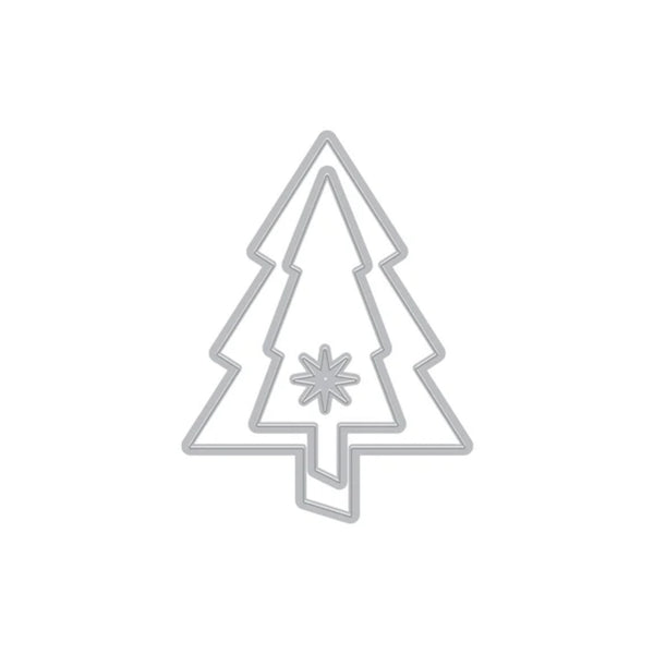 Hero Arts Very Merry Stylish Etched Die Set - Festive Tree