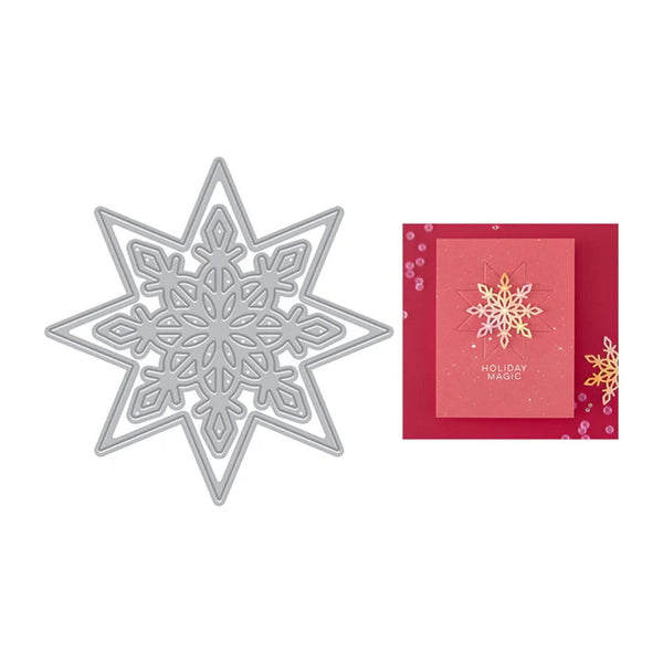 Hero Arts Very Merry Stylish Etched Die Set - Snowflake Star